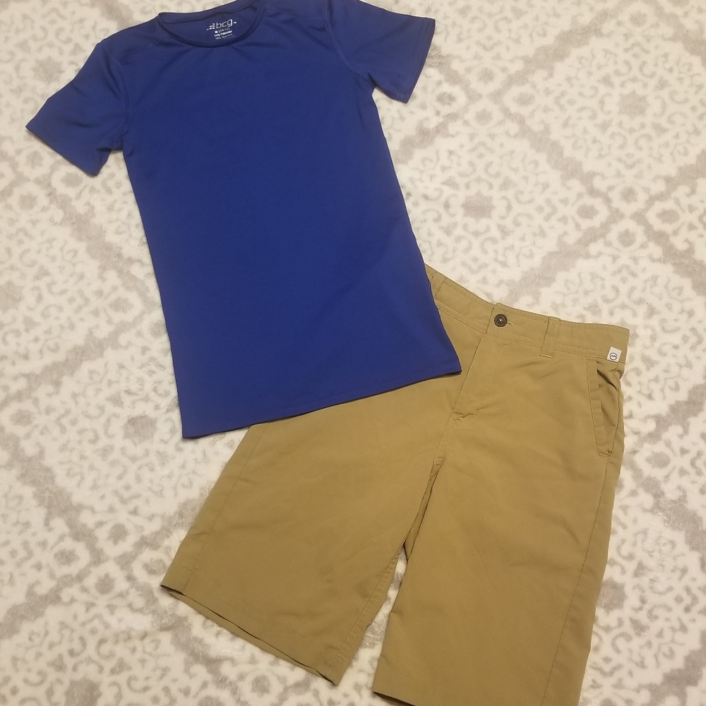 Boys Size 10/12 Shirt and Shorts Bundle Magellan
